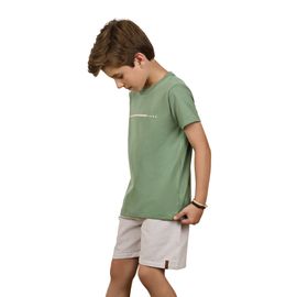 Conjunto-Infantil-Camiseta-Verde-Meia-Malha-e-Bermuda-Listrada-Bege-1