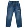 Calca-Infantil-Jeans-Escuro-Cargo-com-Elastico-na-Cintura-2