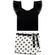 Conjunto-Infantil-Blusa-Cropped-Ribana-Preta-e-Short-Saia-Branco-Milon-2