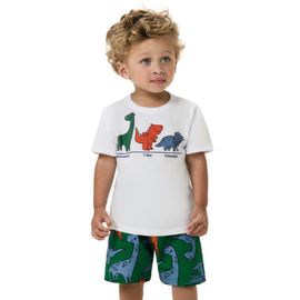 Conjunto-Infantil-Camiseta-Branca-Dinossauros-e-Bermuda-Verde-1