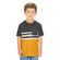 Camiseta-Infantil-Manga-Curta-Listras-Amarelo-Queimado-e-Grafite-Milon-1