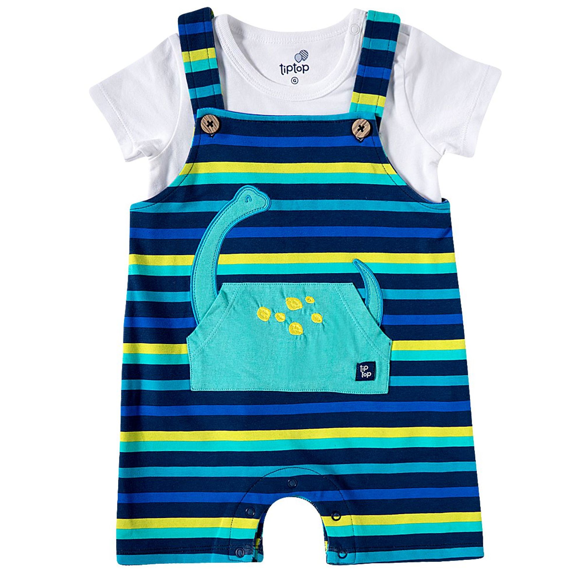 Jardineira-Bebes-com-Body-Manga-Curta-Cotton-Listrado-Azul-Dino-1