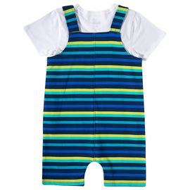 Jardineira-Meninos-com-Camiseta-Manga-Curta-Cotton-Listrado-Azul-Dino-2