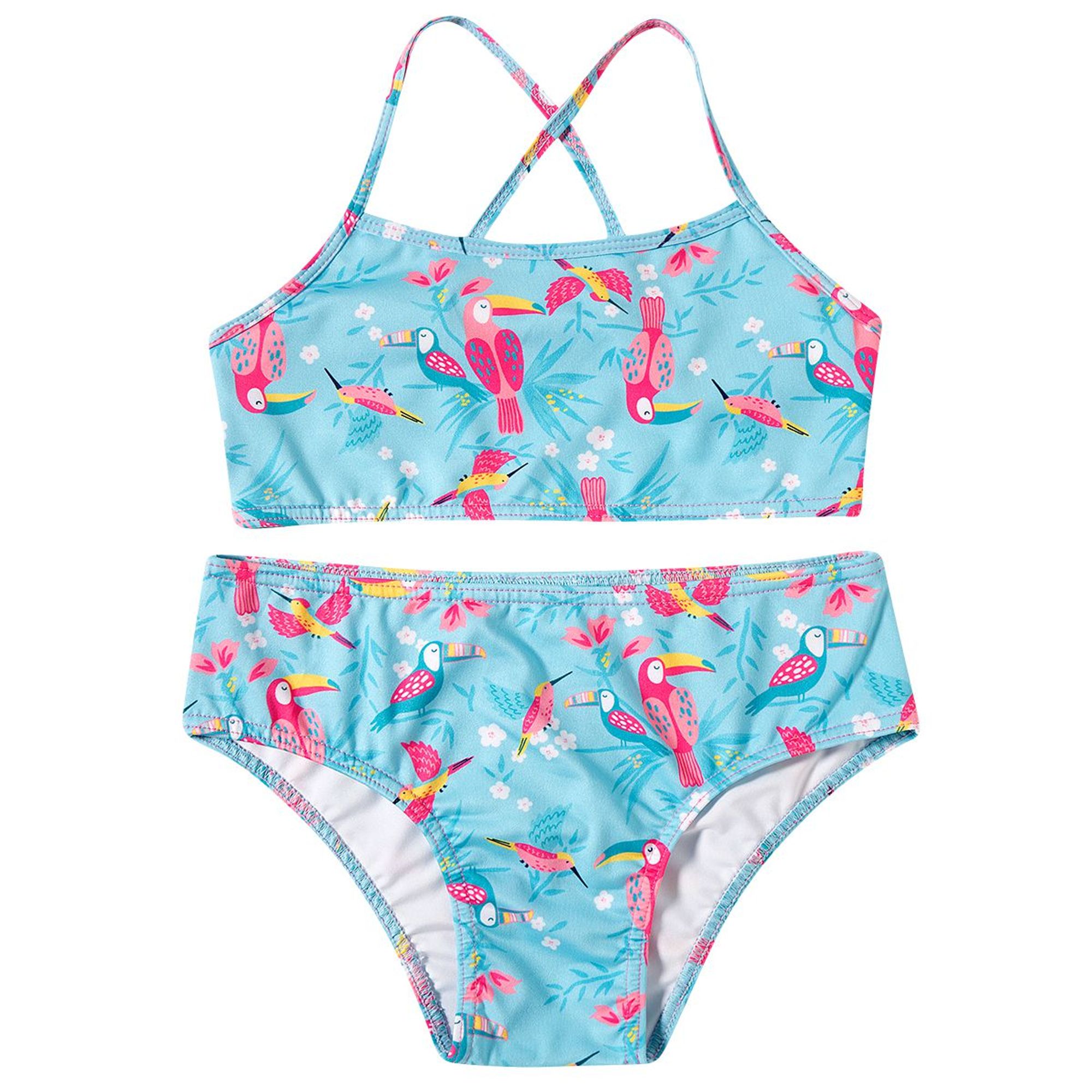 Biquini-Infantil-Top-Tirinhas-Azul-Claro-Tucanos-Rosa-Tip-Top-