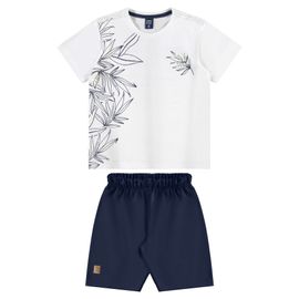 conjunto-menino-camiseta-branca-folhas-e-bermuda-marinho-2