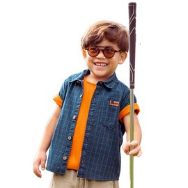 camisa-infantil-social-manga-curta-xadrez-azul-marinho-tricoline