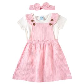 Salopete-Meninas-Gaze-Rib-Rosa-Faixa-de-Cabelo-e-Camiseta-Branca-2