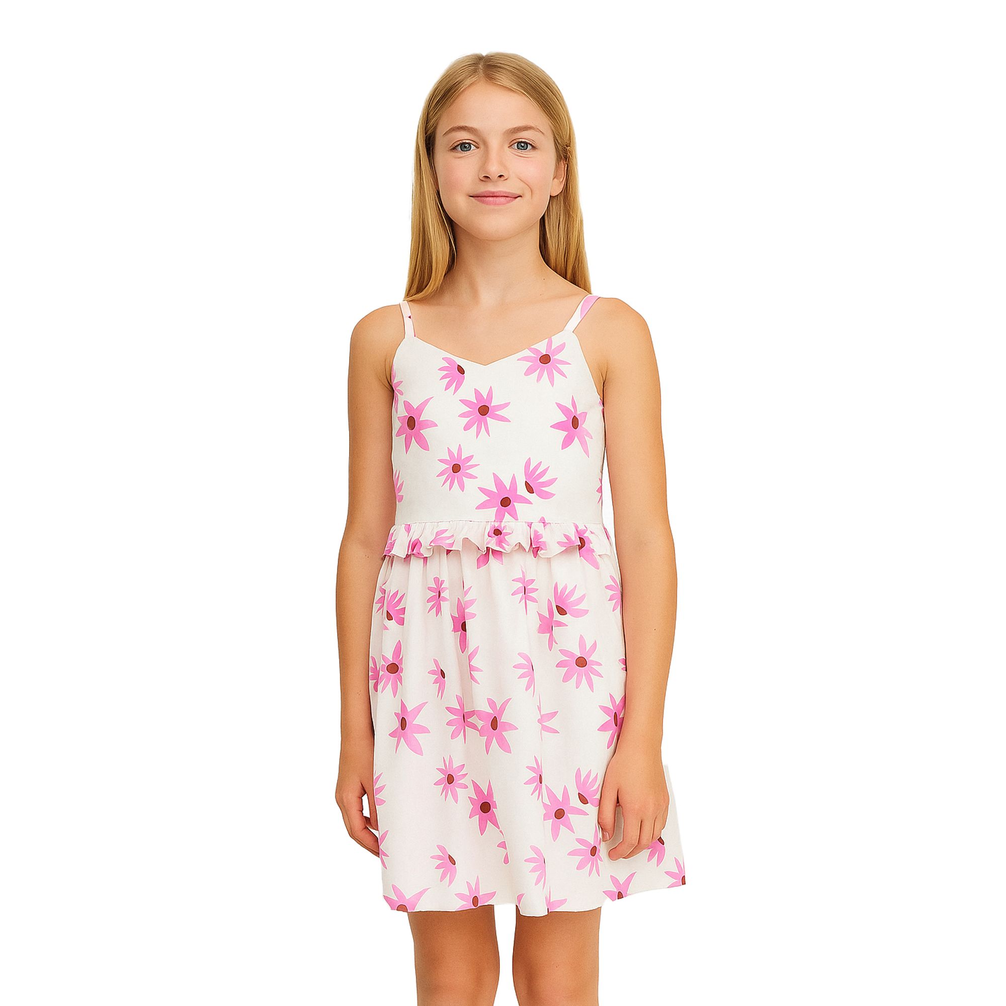 -	Vestido-Infantil-Fabula-Alcinhas-Margareth-Branco-Flores-Pink-1