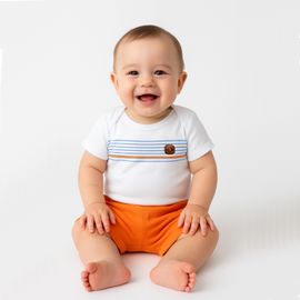 Conjunto-Bebe-Body-Branco-Listrinhas-Azuis-e-Bermuda-Moletom-Laranja-1