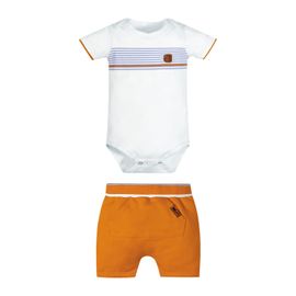 Conjunto-Bebe-Body-Branco-Listrinhas-Azuis-e-Bermuda-Moletom-Laranja-2