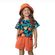 Conjunto-Meninas-Blusa-Marinho-Folhas-e-Short-Laranja-1