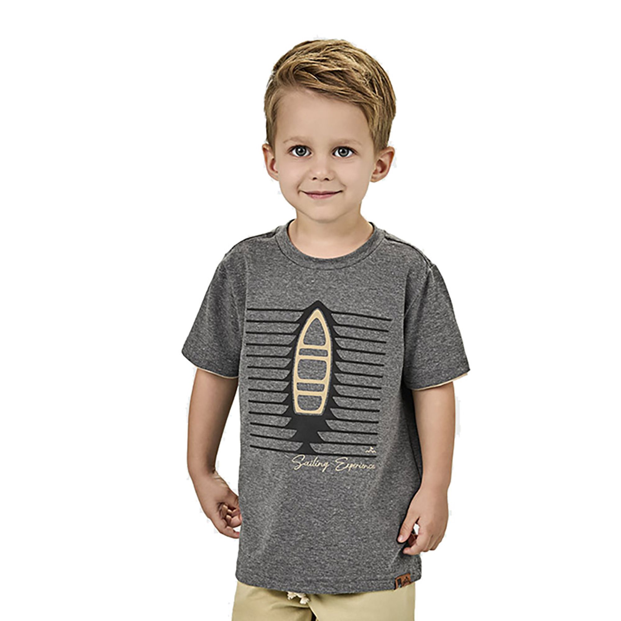 Camiseta-Infantil-Manga-Curta-Mescla-Grafite-Barco-Sailing-1