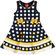 -	Vestido-Infantil-Azul-Marinho-Bolas-Brancas-e-Lacinhos-Amarelos-2