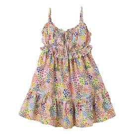 Vestido-Infantil-Fabula-Alcas-Decote-Franzido-Branco-Mistura-Selvagem-2