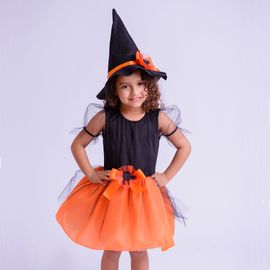 Vestido-Infantil-Fantasia-Halloween-Bruxa-Abobora-Com-Chapeu-1