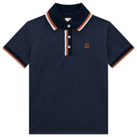 camisa-infantil-polo-azul-marinho-malha-trabalhada-milon-2