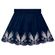 Conjunto-Infantil-Blusa-Bata-Tricoline-Branco-e-Saia-Linho-Azul-Marinho-4