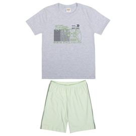 -	Pijama-Meninos-Curto-Game-Next-Level-Mescla-e-Verde-Claro-2