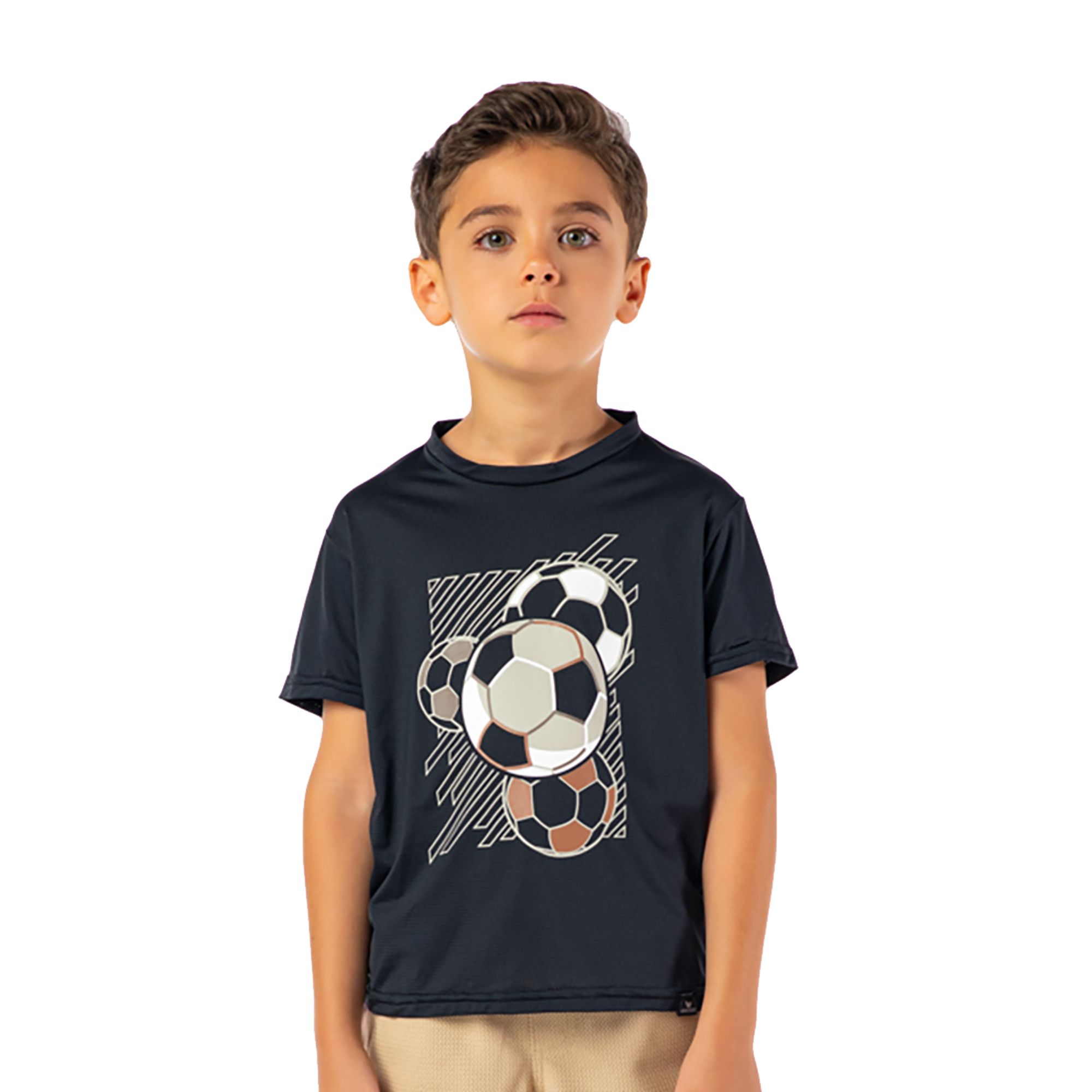 Camiseta-Infantil-Manga-Curta-Preta-Dry-Fit-Bolas-Futebol-1