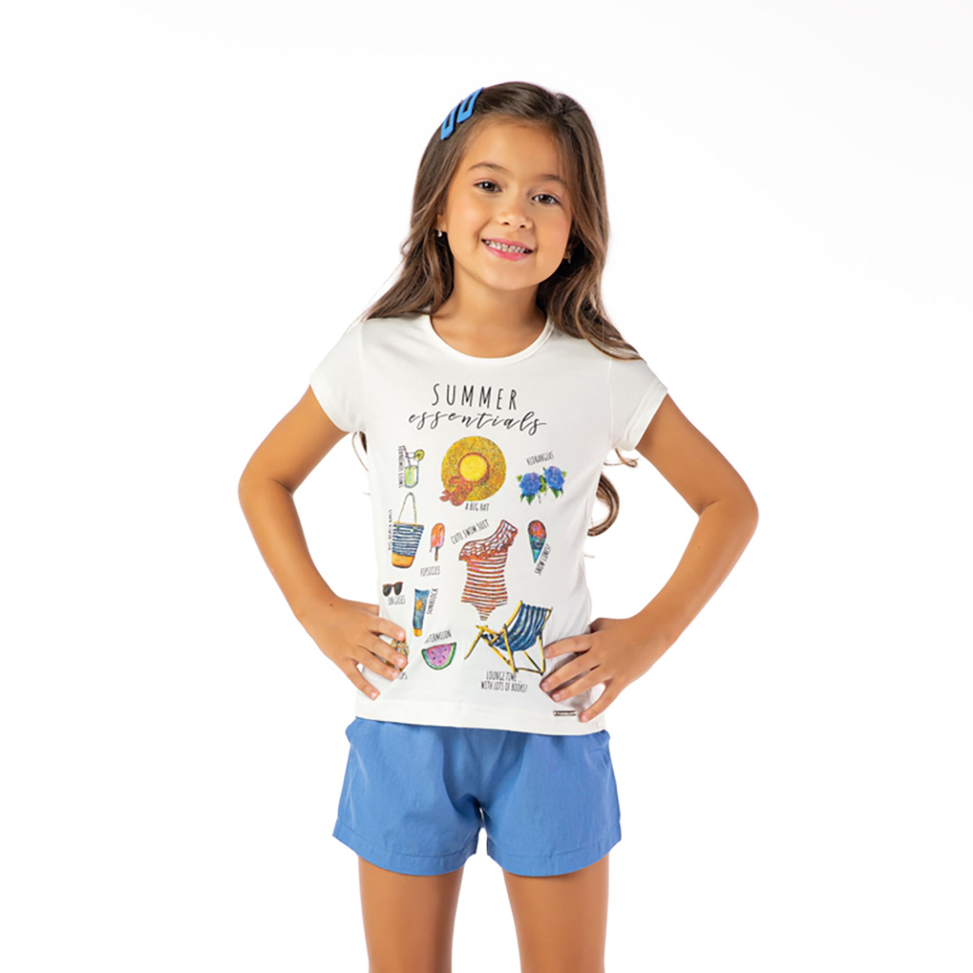 Conjunto-Infantil-Blusa-Summer-e-Short-em-Viscose-Azul-1