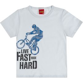 Camiseta-Infantil-Manga-Curta-Branca-Ciclista-Fast-Ride-Hard-2