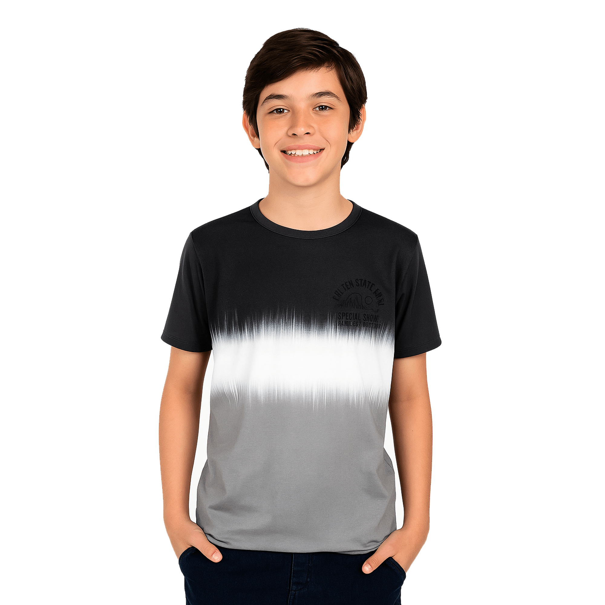 Camiseta-Infantil-Manga-Curta-Degrade-Cinza-Chumbo-1