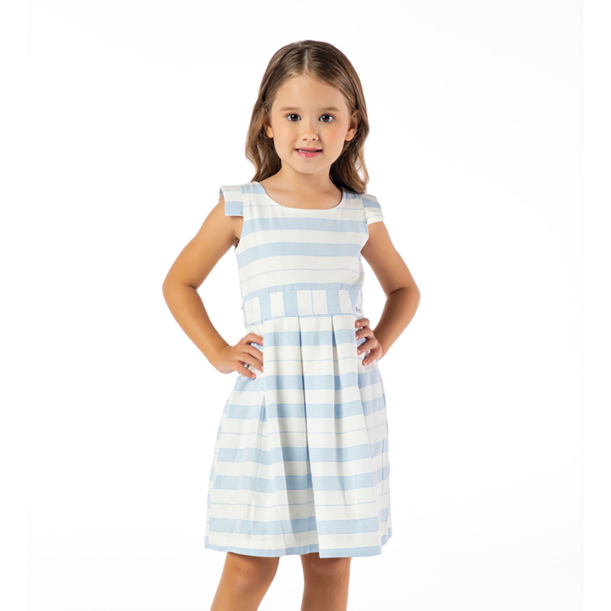 Vestido-Infantil-Listrado-Azul-Claro-e-Branco-Algodao-Com-Forro-1