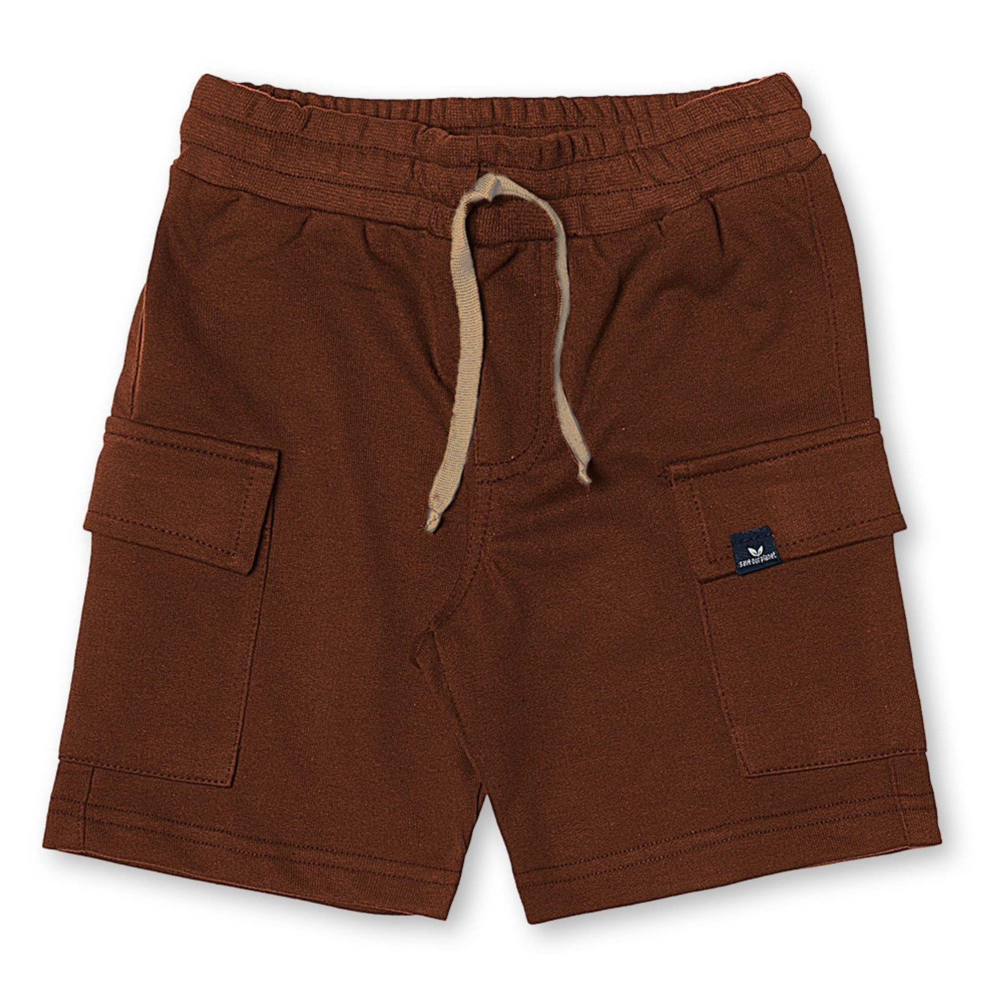 Bermuda-Infantil-Marrom-Moletinho-Com-Cordao-e-Bolsos-Cargo-1