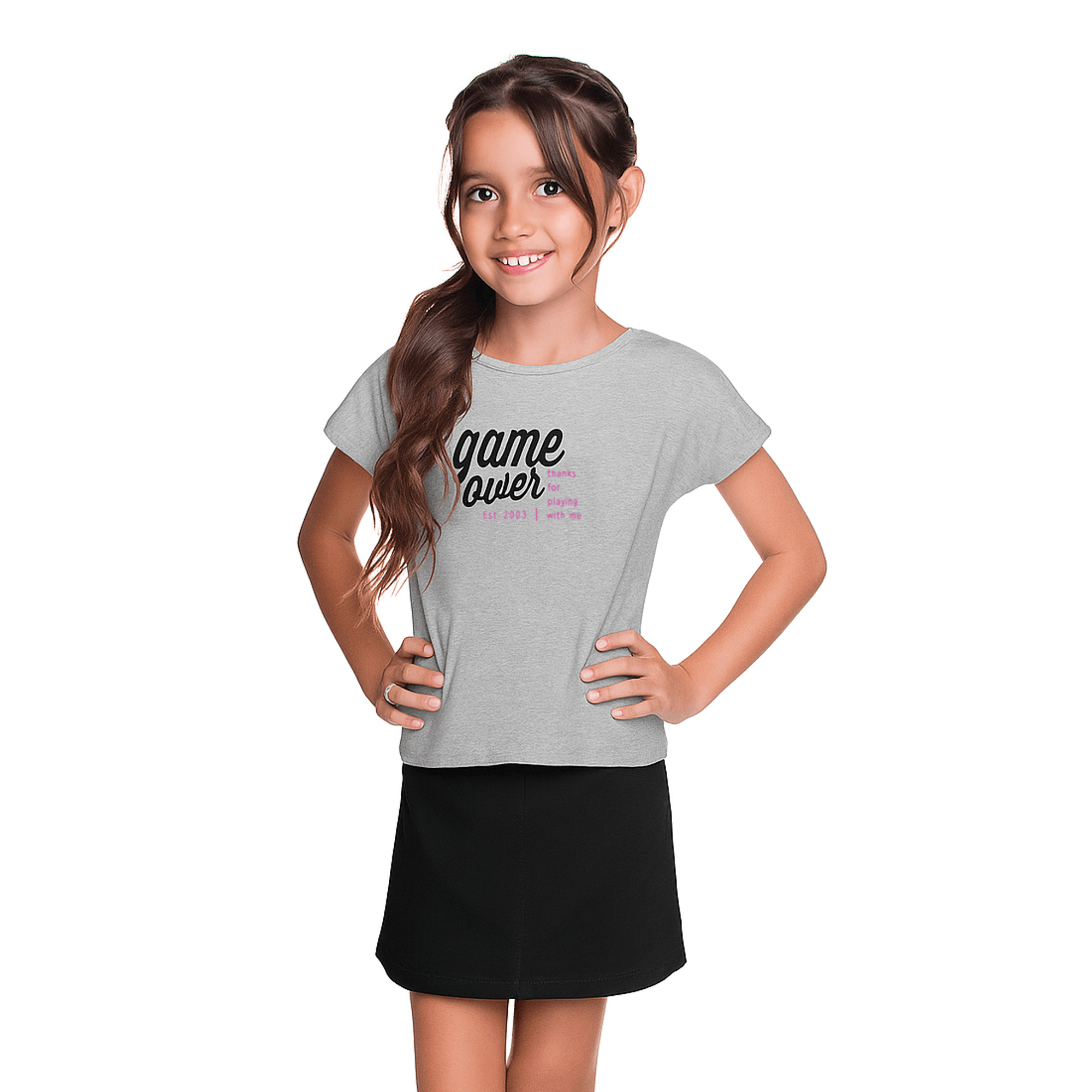 Conjunto-Meninas-Blusa-Mescla-Game-Over-e-Saia-Preta-1