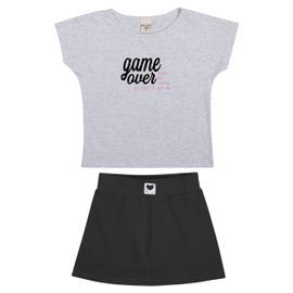 Conjunto-Meninas-Blusa-Mescla-Game-Over-e-Saia-Preta-2