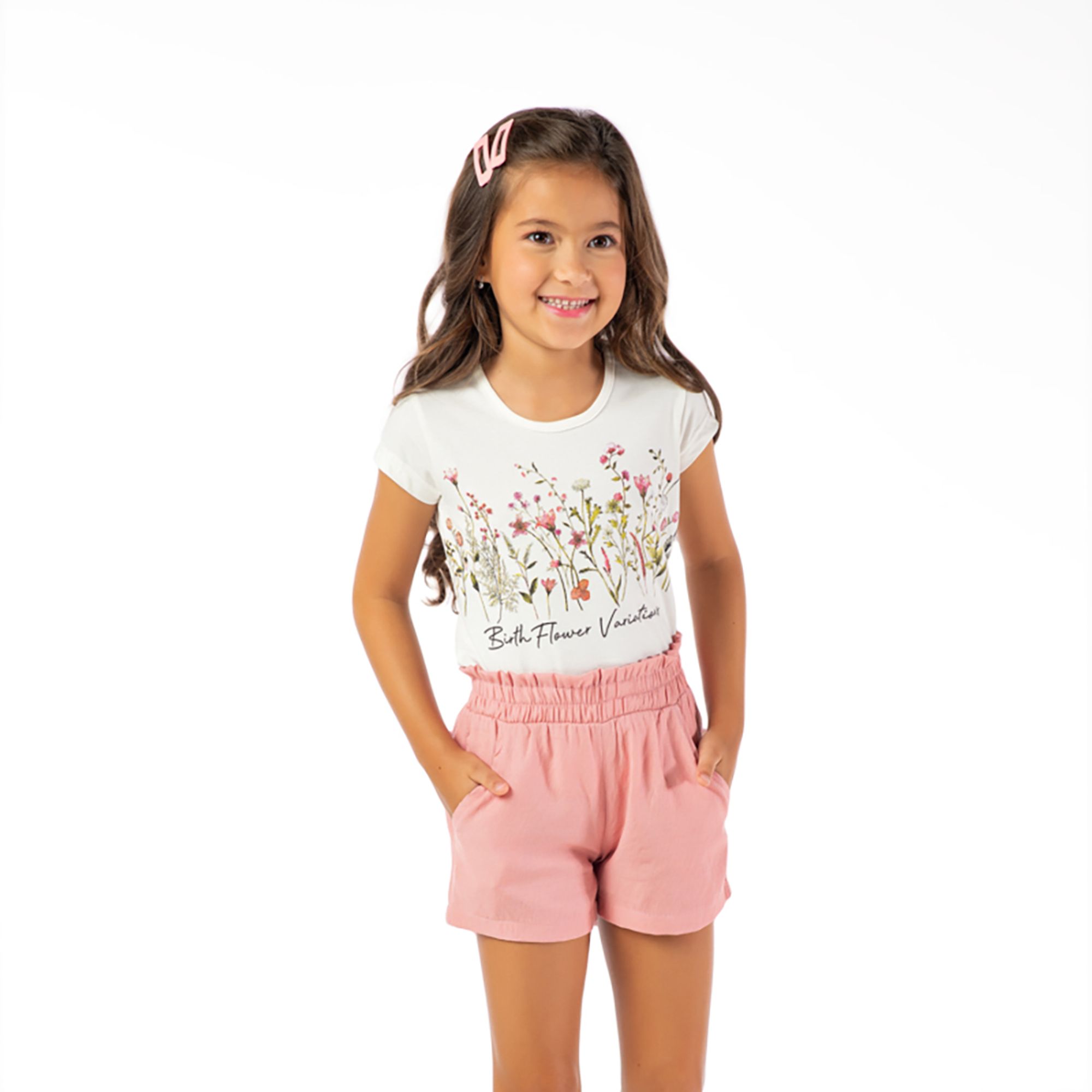 Conjunto-Meninas-Blusa-Branca-Flores-e-Short-Viscose-rosa-1
