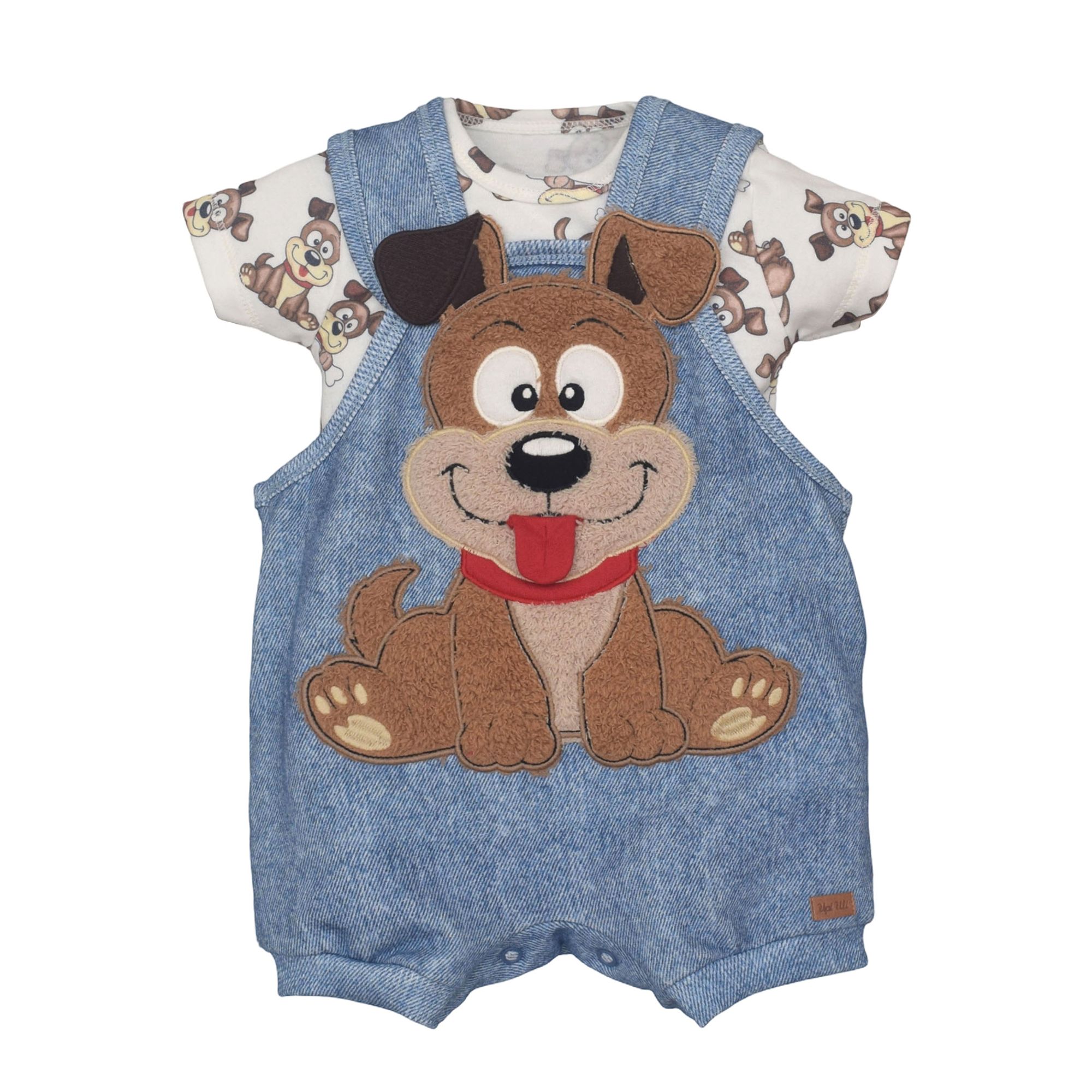 -	Conjunto-Bebes-Banho-de-Sol-Jeans-Cachorro-Bordado-e-Body-Cachorrinhos-1