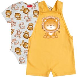 Conjunto-Jardineira-Bebe-Amarela-Leaozinho-e-Body-MC-Mescla-2