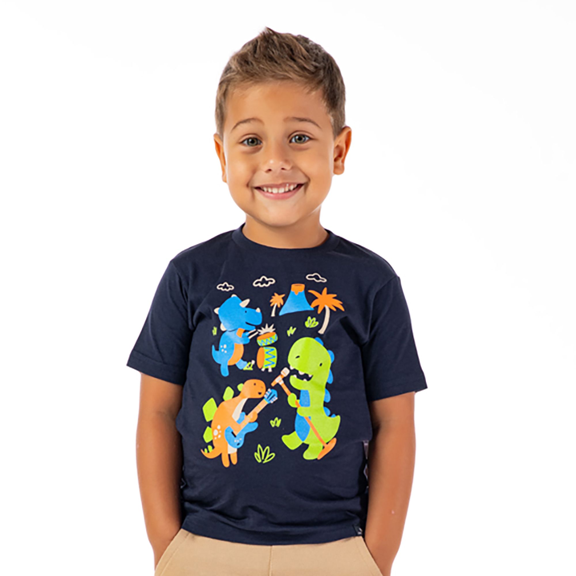 camiseta-infantil-manga-curta-malha-azul-marinho-banda-de-dinossauros-1