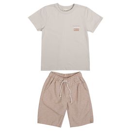 Conjunto-Meninos-Camiseta-Bege-Enjoy-e-Bermuda-Tecido-Eco-2