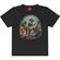 Camiseta-Infantil-Manga-Curta-Preta-Banda-de-Dinossauros-2