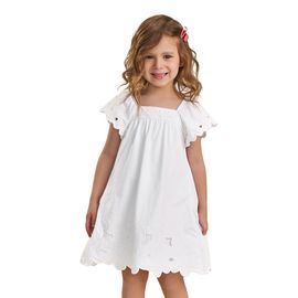 Vestido-Infantil-Malha-Trapezio-Branco-Bordado-Corte-a-Laser-Flores-1