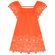 Vestido-Infantil-Malha-Trapezio-Laranja-Bordado-Corte-a-Laser-Flores-3
