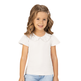 Blusa-Meninas-Manga-Curta-Off-White-Cotton-Gola-Bordada-Milon-1