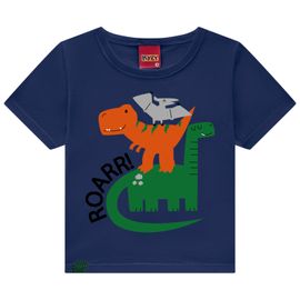 -Camiseta-Infantil-Manga-Curta-Azul-Dinossauros-Roar-Kyly-2