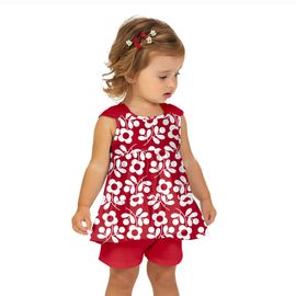 Conjunto-Meninas-Blusa-Bata-Flores-Vermelhas-e-Short-Faixa-na-Cintura-1