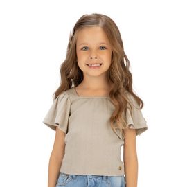 Blusa-Cropped-Meninas-Amendoa-Ribana-Mangas-Babados-Milon