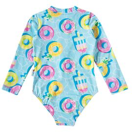 Maio-Body-Infantil-Manga-Longa-com-Ziper-Azul-Boias-Piscina-2