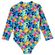 Maio-Body-Infantil-Manga-Longa-com-Ziper-Azul-Cajus-e-Flores-costas