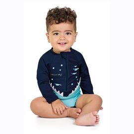 Macaquinho-Praia-Infantil-Protecao-Solar-azul-marinho-boca-tubarao-1