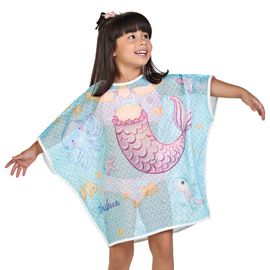 Saida-de-Praia-Infantil-Poncho-Azul-Tela-Sereia-Sublimada-1