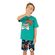 Pijama-Meninos-Curto-Malha-Game-Assustador-Verde-Esmeralda-e-Preto-1