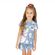 Pijama-Meninas-Curto-Malha-Azul-Cloud-Good-Night-Lhama-Kyly-1