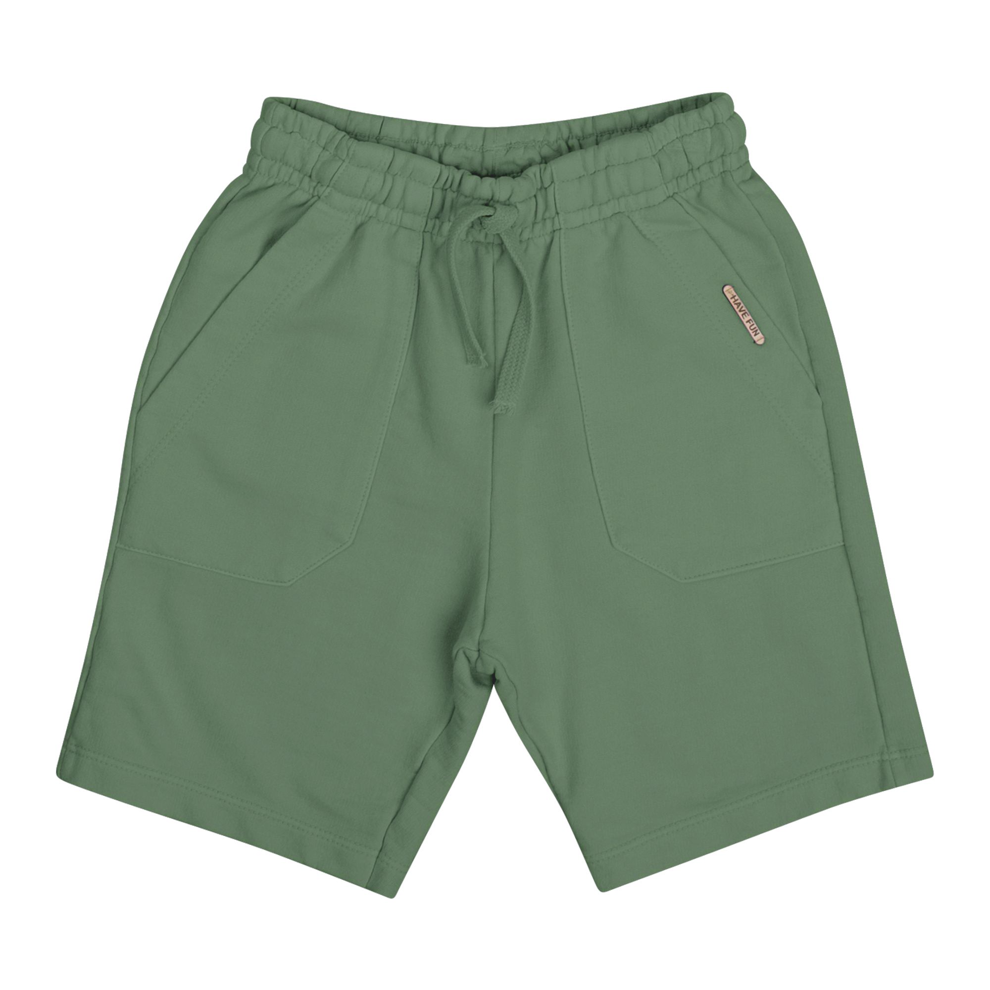 Bermuda-Meninos-Moletom-Estonado-Verde-Cintura-Elastico-1