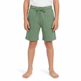 Bermuda-Meninos-Moletom-Estonado-Verde-Cintura-Elastico-0